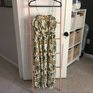 Leith Pleated Midi Dress - Floral